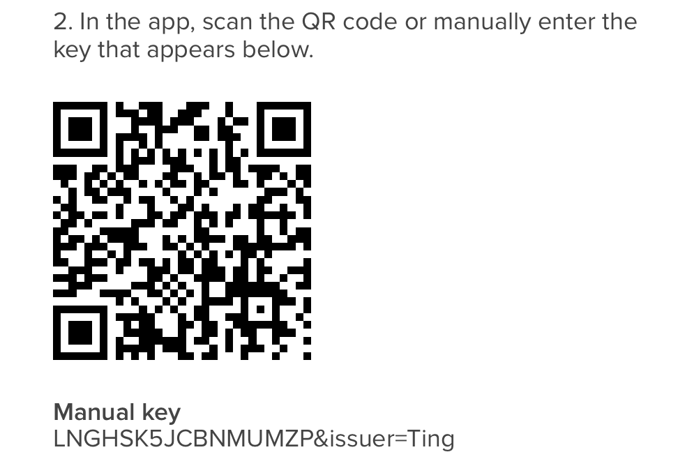 Scan QR code